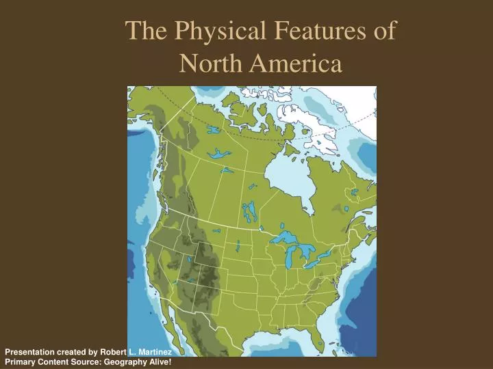 the physical features of north america