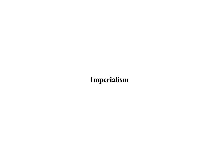 imperialism