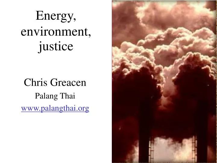 energy environment justice