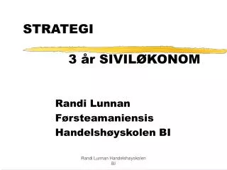 strategi 3 r sivil konom