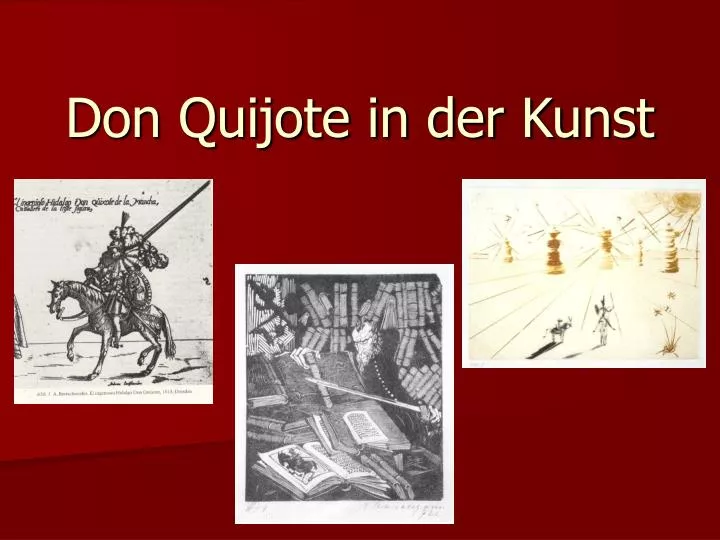 don quijote in der kunst