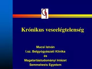 Krónikus veseelégtelenség