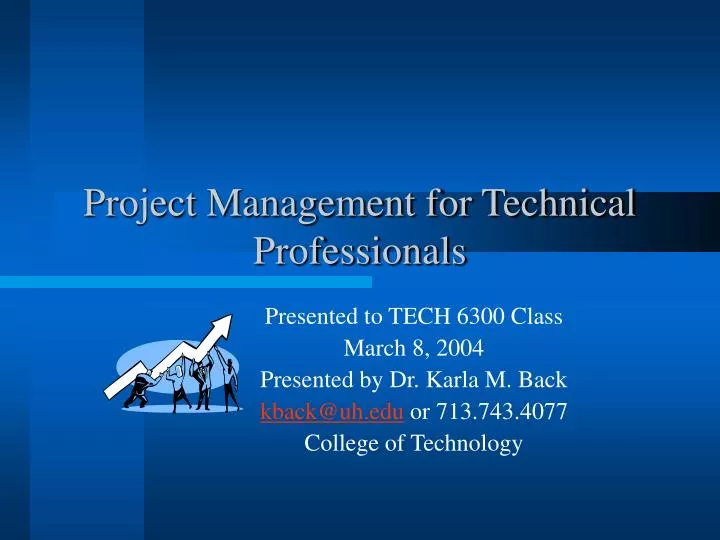 project management for technical professionals