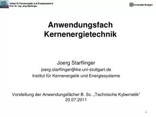 anwendungsfach kernenergietechnik
