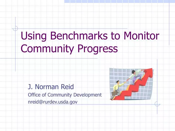 using benchmarks to monitor community progress