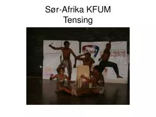 Sør-Afrika KFUM Tensing