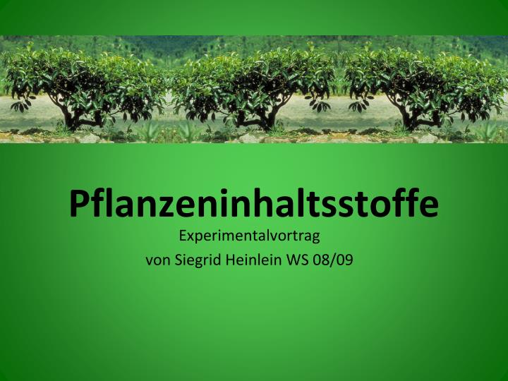 pflanzeninhaltsstoffe