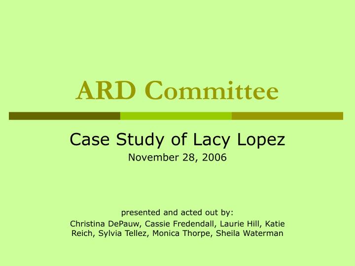 ard committee