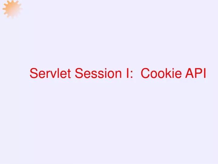 servlet session i cookie api