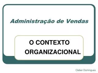 administra o de vendas