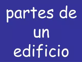 partes de un edificio