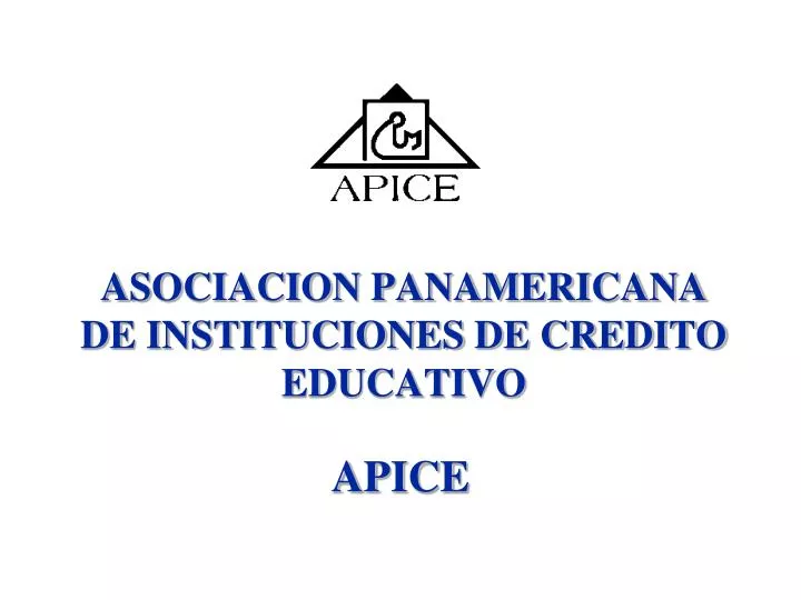 asociacion panamericana de instituciones de credito educativo