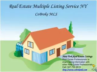 real estate multiple listing service ny