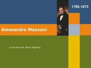 alessandro manzoni