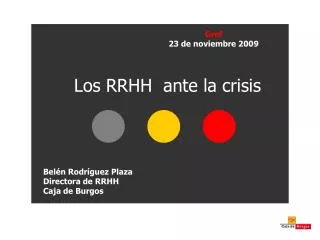 Los RRHH ante la crisis