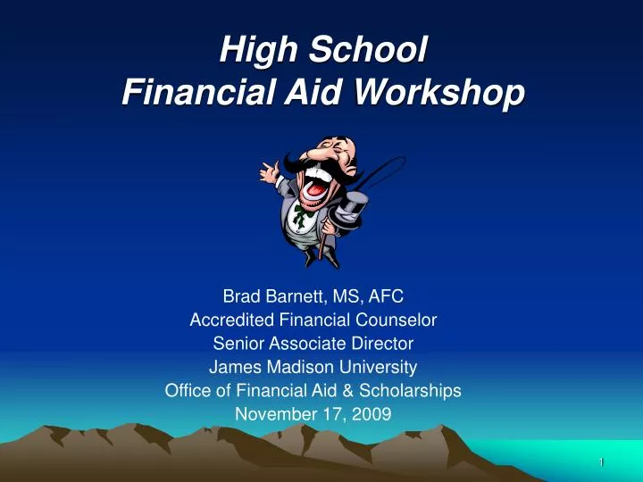 high school financial aid workshop