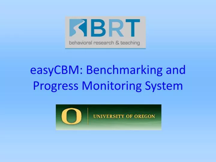 easycbm benchmarking and progress monitoring system