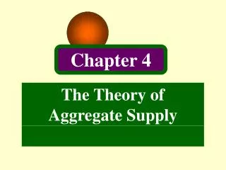 The Theory of Aggregate Supply