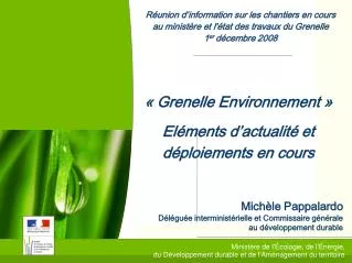 Ministère de l'Écologie, de l'Énergie, du Développement durable et de l'Aménagement du territoire