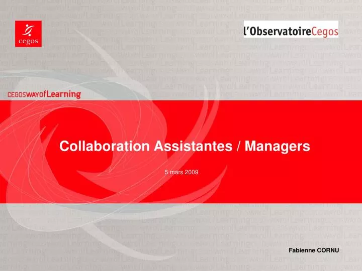 collaboration assistantes managers