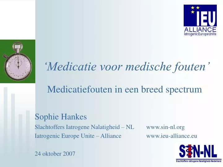 medicatie voor medische fouten