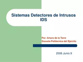 sistemas detectores de intrusos ids