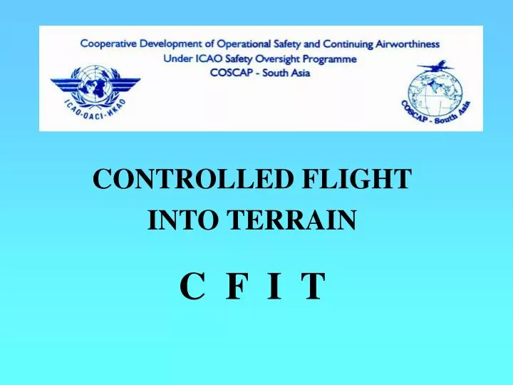 controlled flight into terrain c f i t