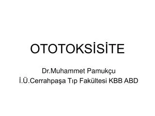 ototoks s te