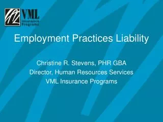 Employment Practices Liability