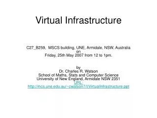 Virtual Infrastructure
