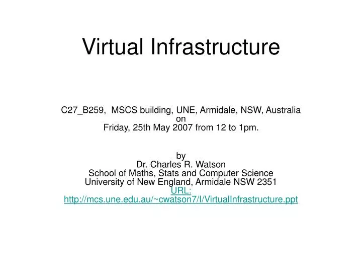 virtual infrastructure
