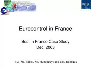 Eurocontrol in France