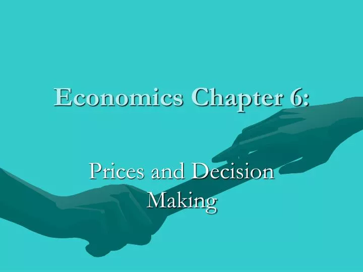economics chapter 6
