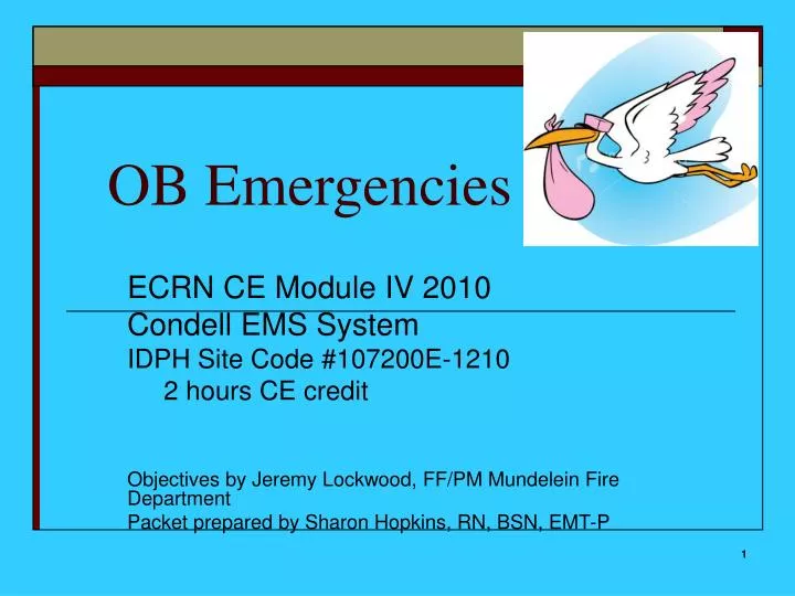 ob emergencies