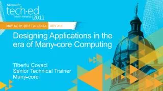 Designing Applications in the era of Many-core Computing