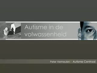 Autisme in de volwassenheid