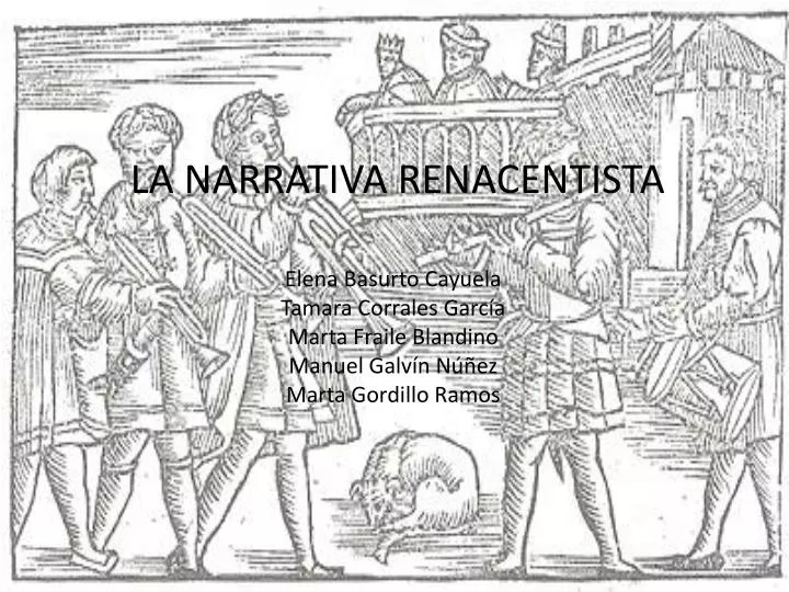 la narrativa renacentista