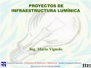 proyectos de infraestructura lum nica