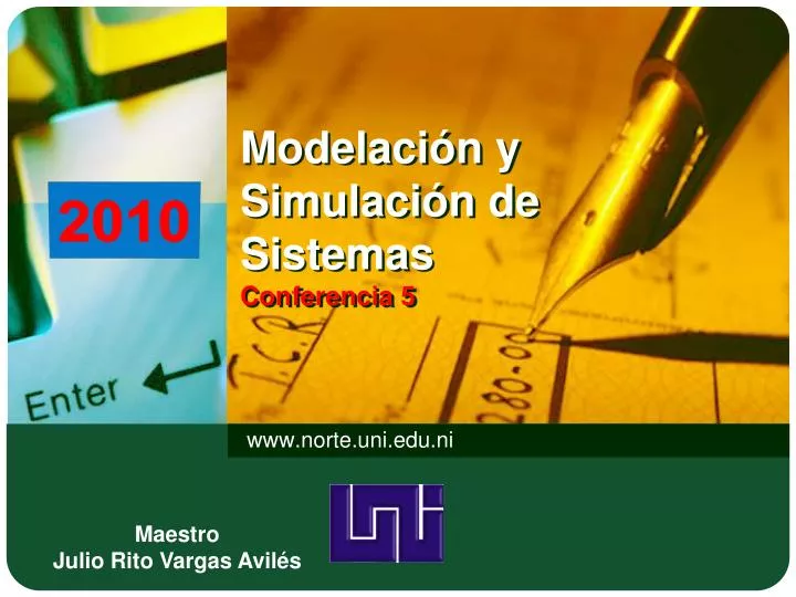 modelaci n y simulaci n de sistemas conferencia 5