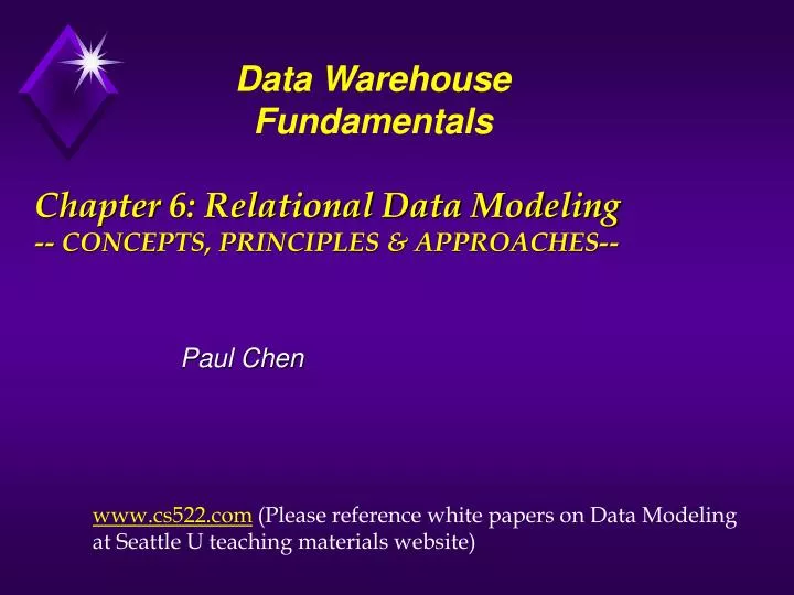 chapter 6 relational data modeling concepts principles approaches