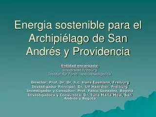 energia sostenible para el archipi lago de san andr s y providencia