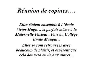r union de copines
