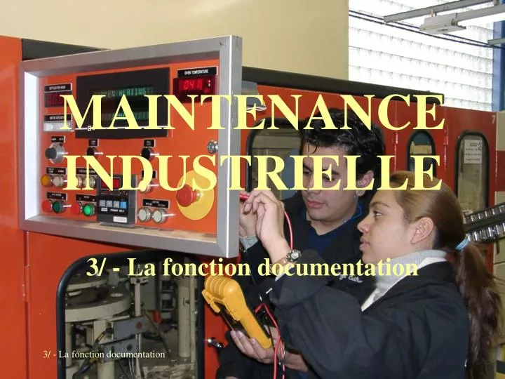 maintenance industrielle