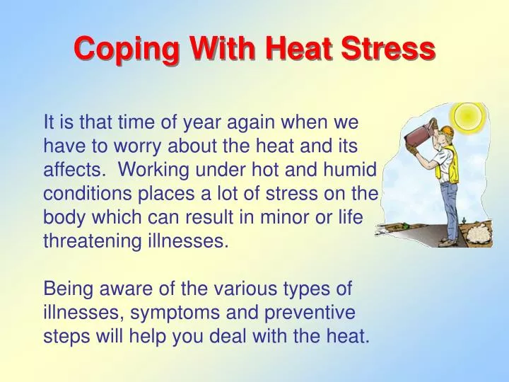 coping with heat stress