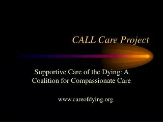 CALL Care Project