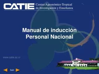 Manual de inducción Personal Nacional