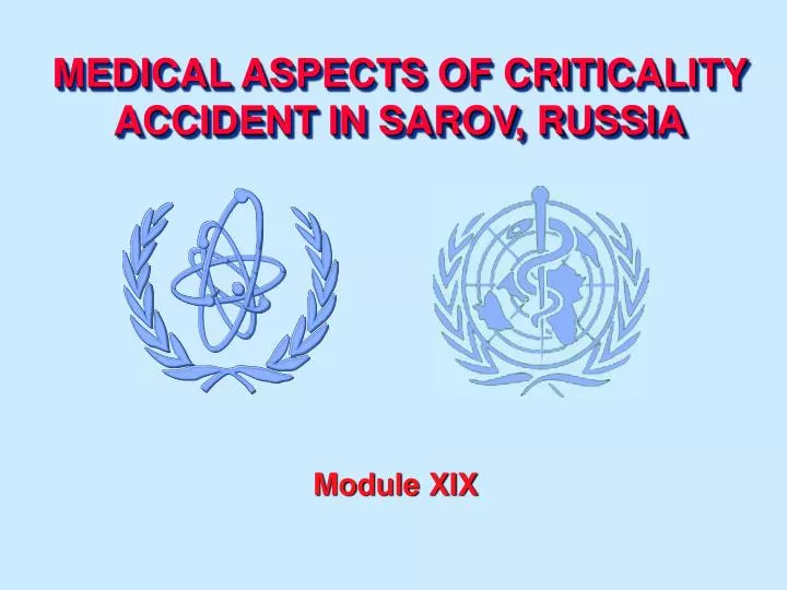 medical aspects of criticality accident in sarov russia