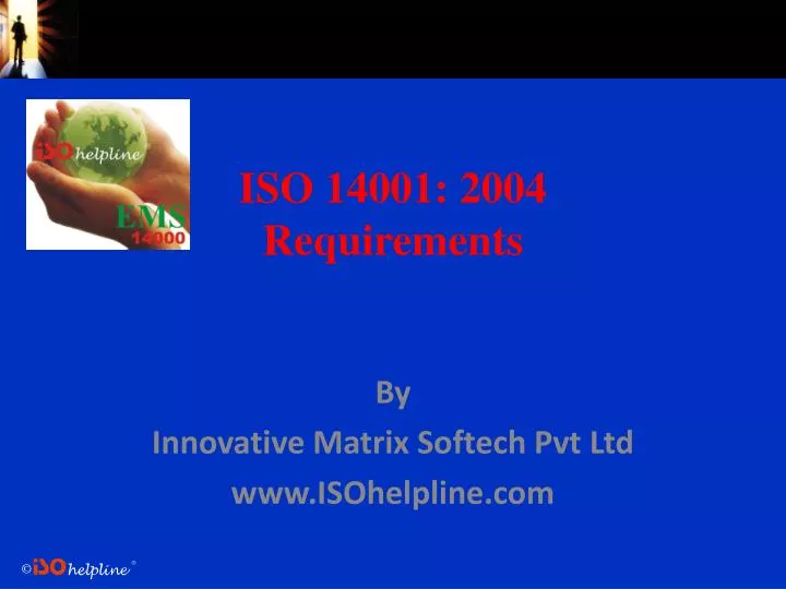 iso 14001 2004 requirements