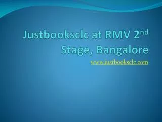 Book Library at RMV Extn Bangalore