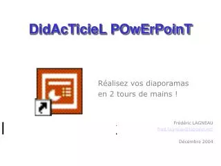 didacticiel powerpoint